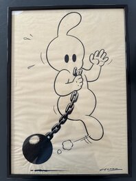 DESSIN Original pour Poster Jean Cézard "Arthur le Fantôme"