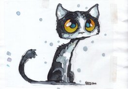 Massimiliano Frezzato - Il gatto stregato - Original Illustration