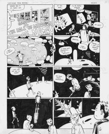 Kevin Huizenga - Ganges #6 pg.20 (2017) / Glenn Ganges in: The River at Night pg.183 (2019) - Planche originale