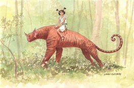 Laura Zuccheri - Les Épées de verre - pin-up de Yama - Original Illustration