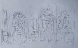 Jean-Pierre Gibrat - Le Sursis-Strip original - Original art