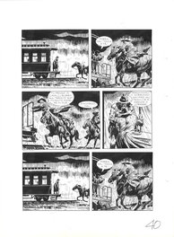José Ortiz - Cielo di piumbo - Magico vento n°12 planche 40 (Bonelli) - Comic Strip