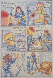 Scott Travis - Hospital Drama Show - planche originale 165 - Planche originale