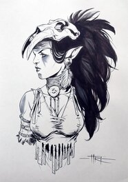 Marco Itri - Ishaa (West Fantasy, tome 2) - Original Illustration