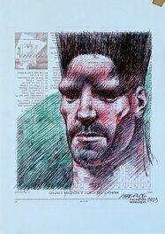 Liberatore - Homme coupe en brosse - Original Illustration