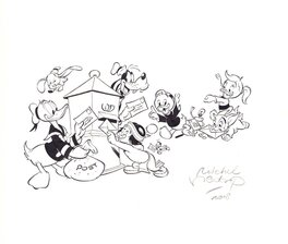 Michel Nadorp - Michel Nadorp | 2003 | Donald Duck illustration Brievenbus - Original Illustration