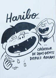 Coco - Haribo (Dentiste) - Illustration originale
