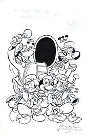 Michel Nadorp - Michel Nadorp | 1990 | Donald Duck cover Pocket 48 - Original Cover