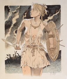 François Miville-Deschênes - Sur le champ - Original Illustration
