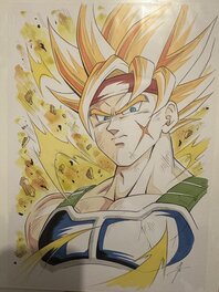 Jérôme Alquié - Dragon ball Z Bardock - Planche originale