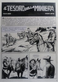 Ortiz, Tex#541,Il tresoro della miniera , planche n°5 de titre, 2005.