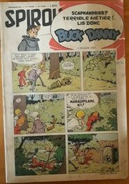 Parution dans spirou n°877 en 1955 Parution dans spirou n°877 en 1955
