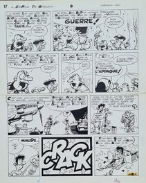 Pierre Seron - Les guerriers du passé - Planche originale