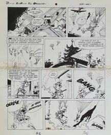 Pierre Seron - Les guerriers du passé - Planche originale