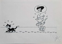 Marc Daniëls - Stam & Pilou - Illustration originale
