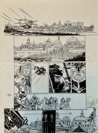Benoit Dellac - Hawkmoon T2 - La Bataille de Kamarg - Planche originale