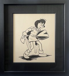 Studio Peyo - Johan - Illustration originale