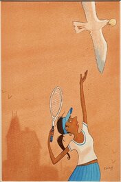 François Ravard - Service volé - Original Illustration