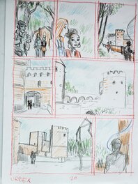 Original art - URBEX : PEP & DJOU, FOUINEUSES DE MEMOIRE T1 LA CAPTIVE