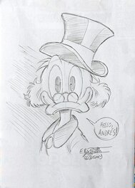 Emmanuele Baccinelli - Paperone / Picsou - Original Illustration