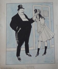 Fabien Fabiano - Bal Masqué (Dentiste) - Original Illustration