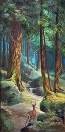 Gare Barks - Gentle Forest - Original Illustration