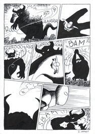 Grégory Mardon - Grégory Mardon - Cycloman p146 - Planche originale
