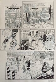 Marco Nizzoli - Nizzoli, Fondazione Babel, Wonderful World, Episode 4, planche n°2, 2024. - Planche originale