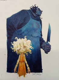 Jean-Baptiste Andréae - La cuisine des ogres - Illustration originale