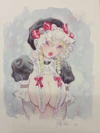 Jean-Baptiste Andréae - Lolita soubrette galerie Nicolas Sanchez - Original Illustration