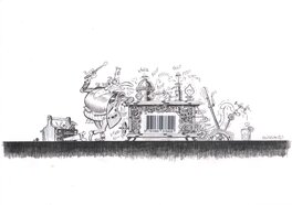 Arnaud Poitevin - Les Spectaculaires de paname - Couverture originale