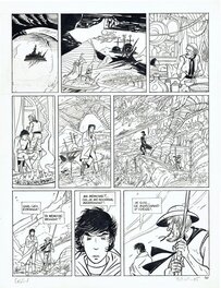Philippe Berthet - Science-Fiction - Marchand d'idées - T 3 P 40 - Planche originale