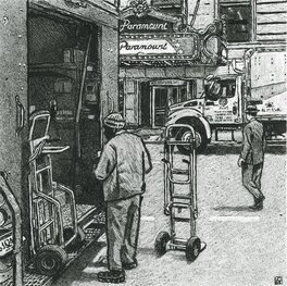 Jean-Claude Götting - 1501 BROADWAY - Illustration originale