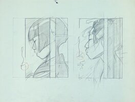 Michetz - Femmes de Profil - Original Illustration
