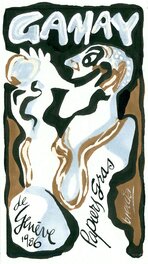 Alberto Breccia - Cover for Gamay de Geneve exhibit - Couverture originale