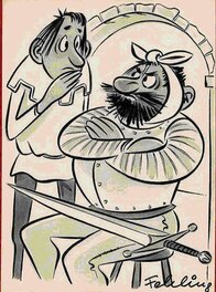 Franz Fehling - Le successeur du dentiste - Original Illustration