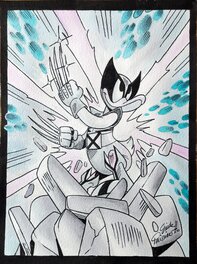 Giada Perissinotto - What if...? Donald Duck became Wolverine - Original Illustration