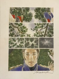 Andréi Arinouchkine, planche originale, "La Face cachée de Waterloo" tome 2.