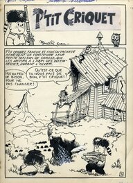 Jean Marcellin - P’tit Criquet - Planche originale