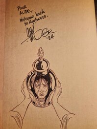 Dédicace de Rodriguez dans Locke and Key tome 3