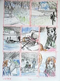 Serge Annequin - URBEX : PEP & DJOU, FOUINEUSES DE MEMOIRE T1 LA CAPTIVE - Original art