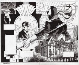 Matt Wagner - Grendel: Devil by the Deed Master's Edition - Illustration originale