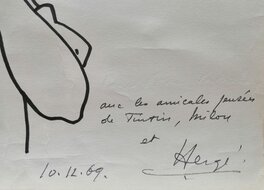 Tintin pensif et les chiffres Tintin pensif et les chiffres