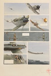 Stépan Agosto, planche originale en couleurs directes, "FAFL, Opération Dynamo" tome 1.