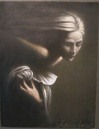 Andréi Arinouchkine - Jeune femme - Original Illustration