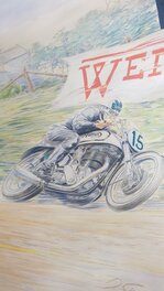 La Normandie en pleine course La Normandie en pleine course