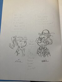 Sécotine et Fantasio en clown