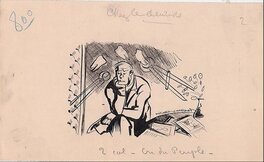 Michel Jacquot - Chez le dentiste - Original Illustration