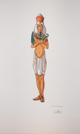 Isabelle Dethan - Akhénaton - Original Illustration