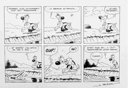 Michel Janvier - Le pluvian fluviatile (Dentiste) - Planche originale